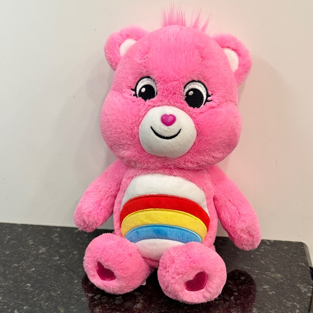 2020 Care Bears 13” Medium Plush Soft Huggable Material Cheer Bear